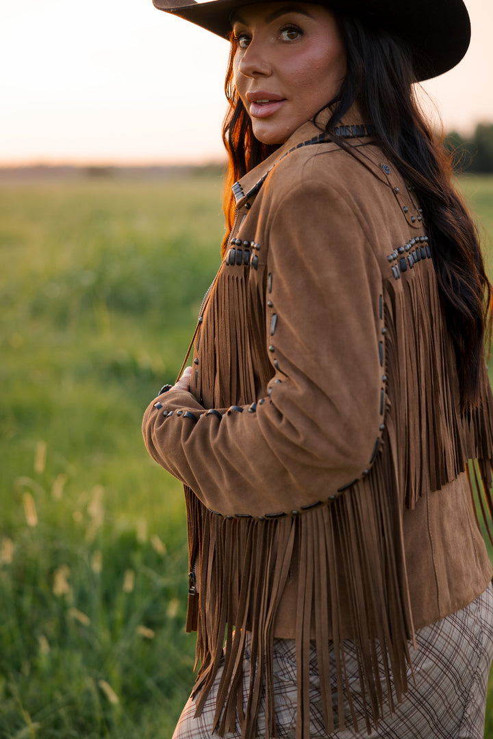 Chaqueta Camel Horse Shoe