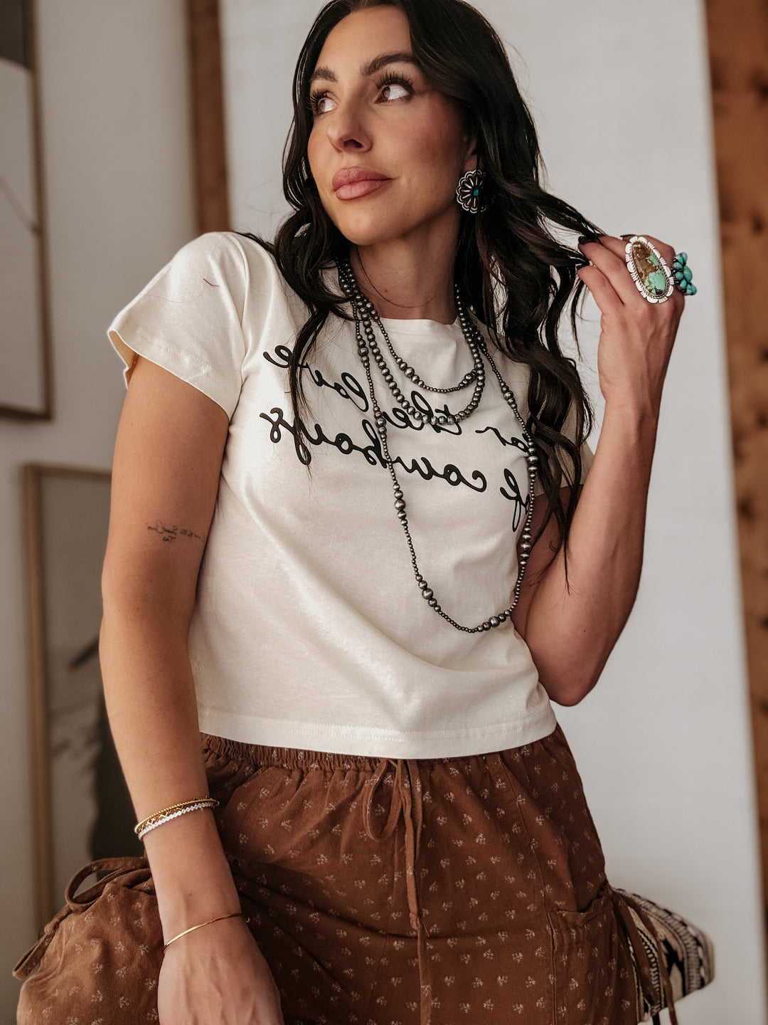 For the Love of Cowboys Tee