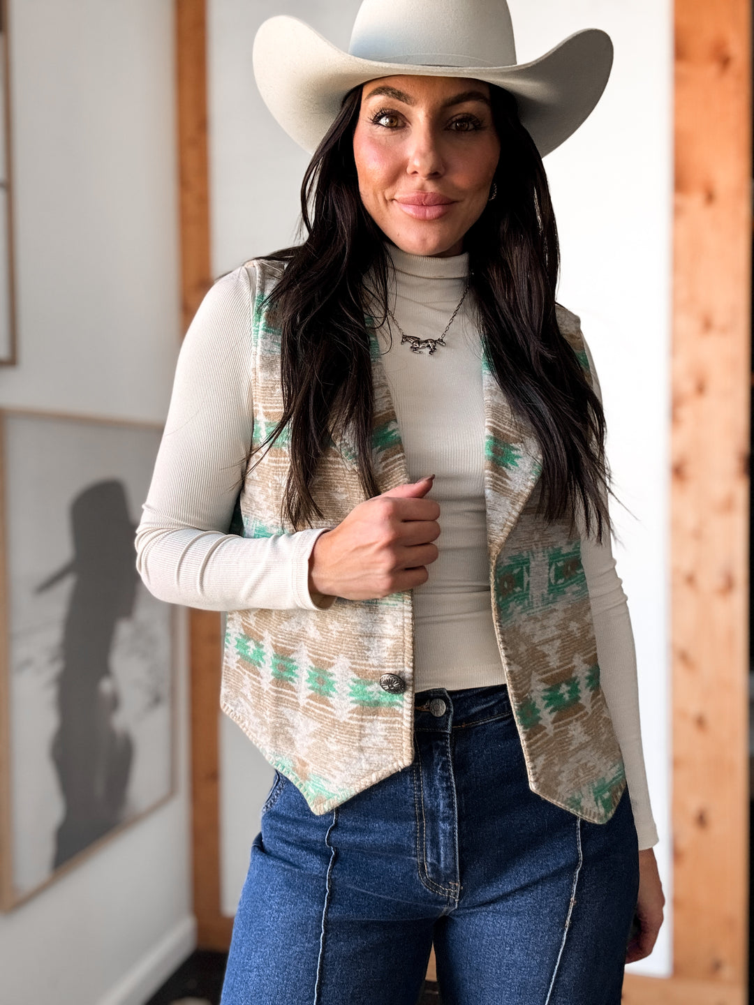 Southwest Woven Vest