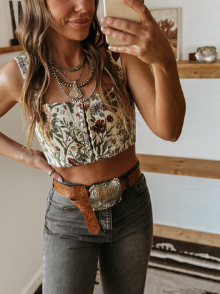 The Wild Flower Corset Top (FINAL SALE)