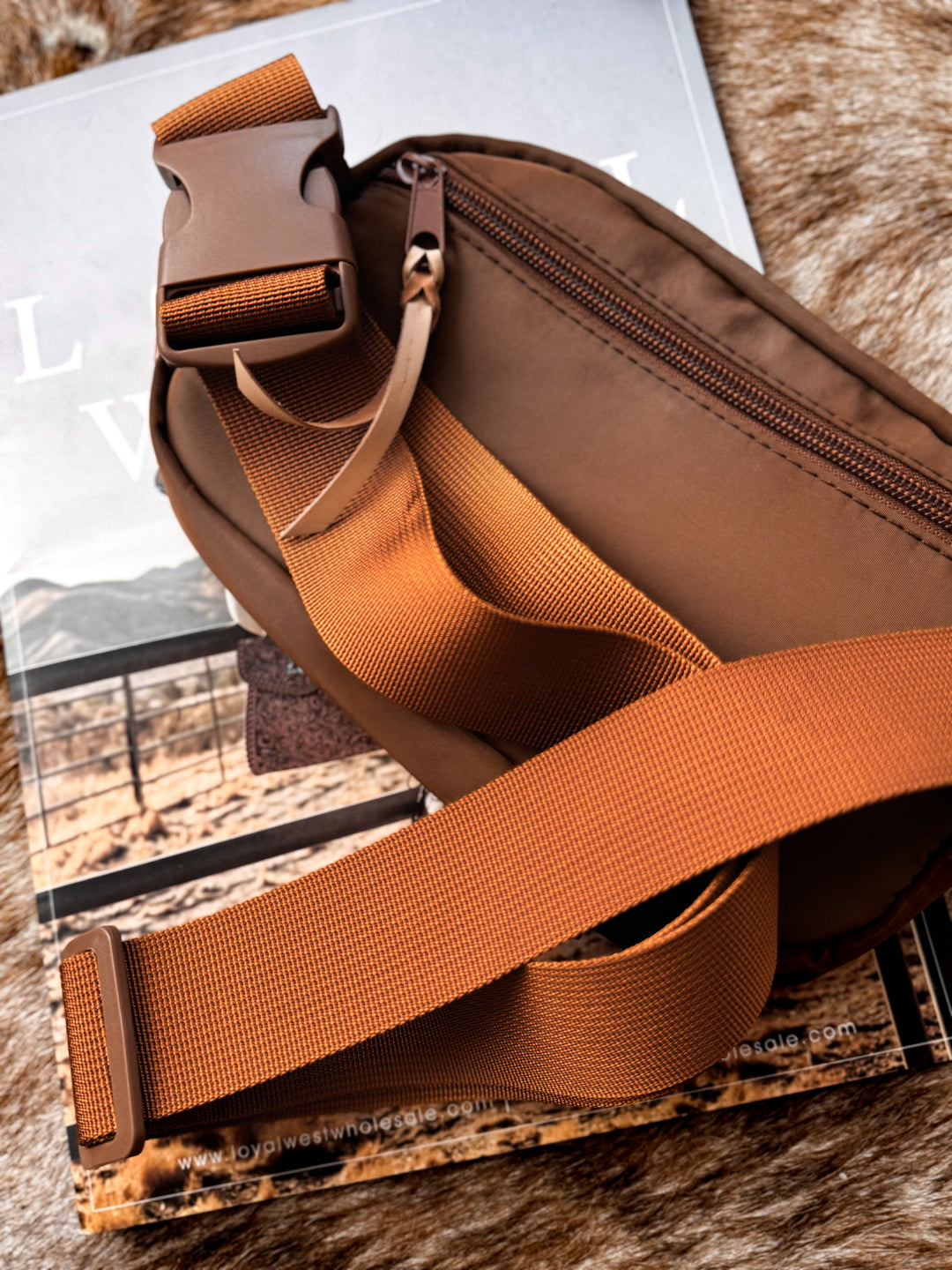 Snaffle Bit Belt Bag | Brown