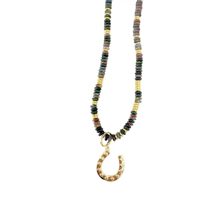 Cleo Stone Necklace - Removable Pendant