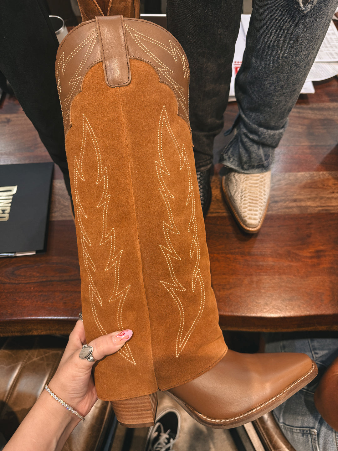 Dingo Camel Wild Fire Leather Boots