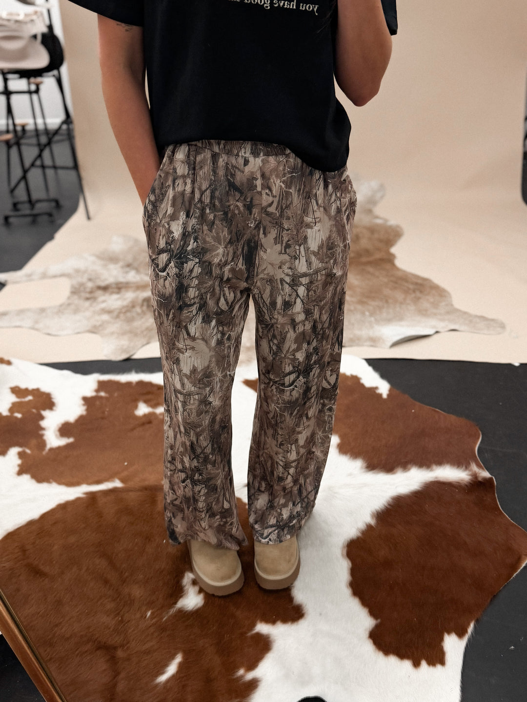 Calça Lounge Stretch Camuflada Escura PRÉ-VENDA OUTUBRO