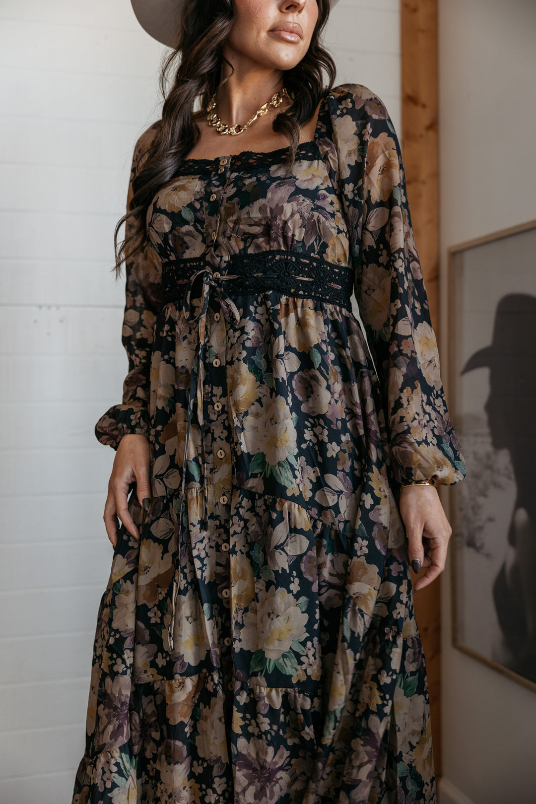 Open Range Maxi Dress - Black