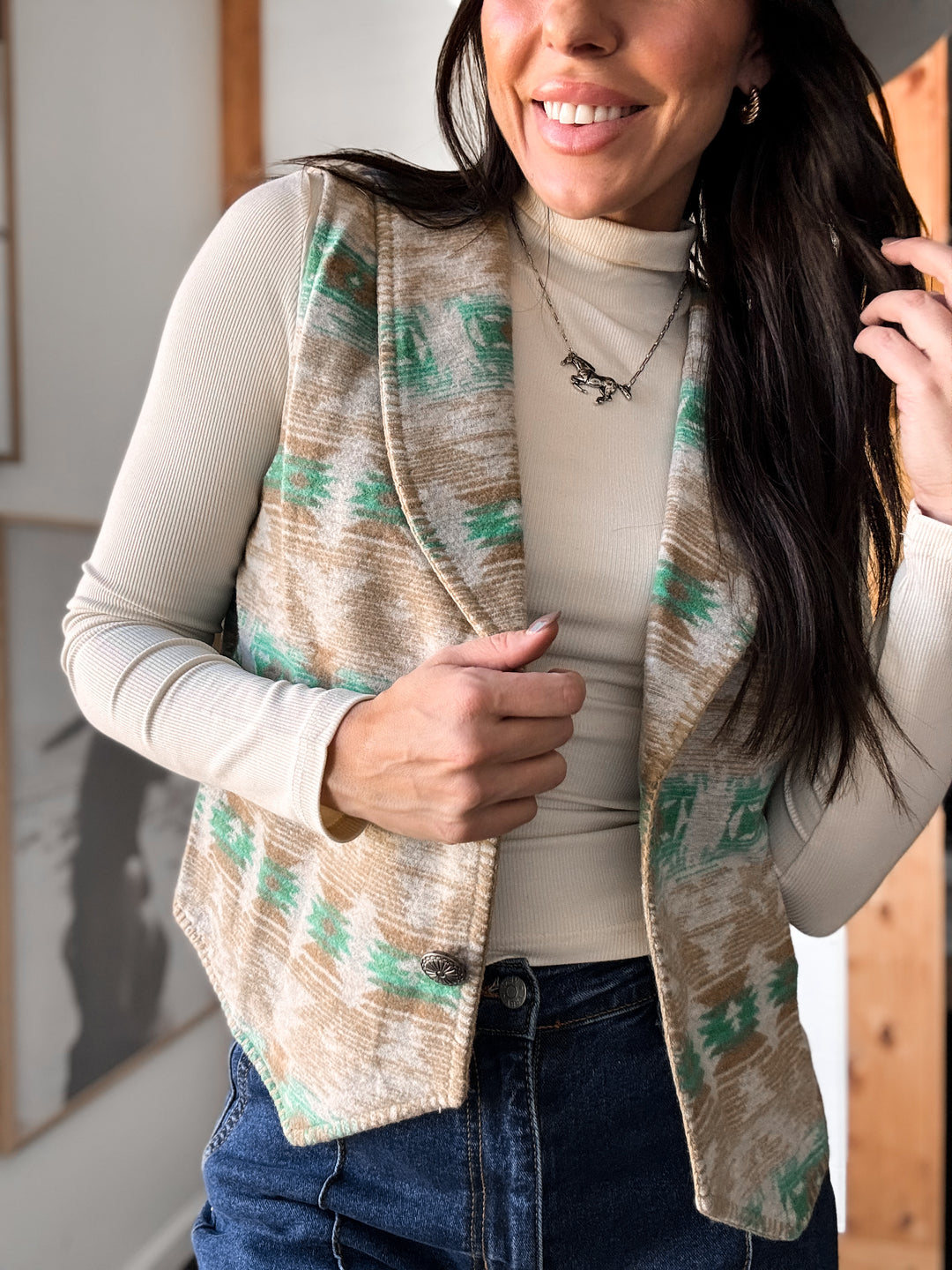 Southwest Woven Vest