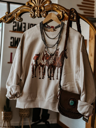 The Horse Trio Sweatshirt