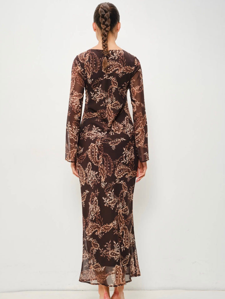 Paisley Trails Maxi Dress PRE ORDER 10/12