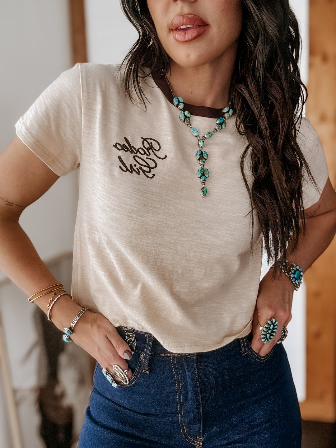 Rodeo Girl Baby Tee
