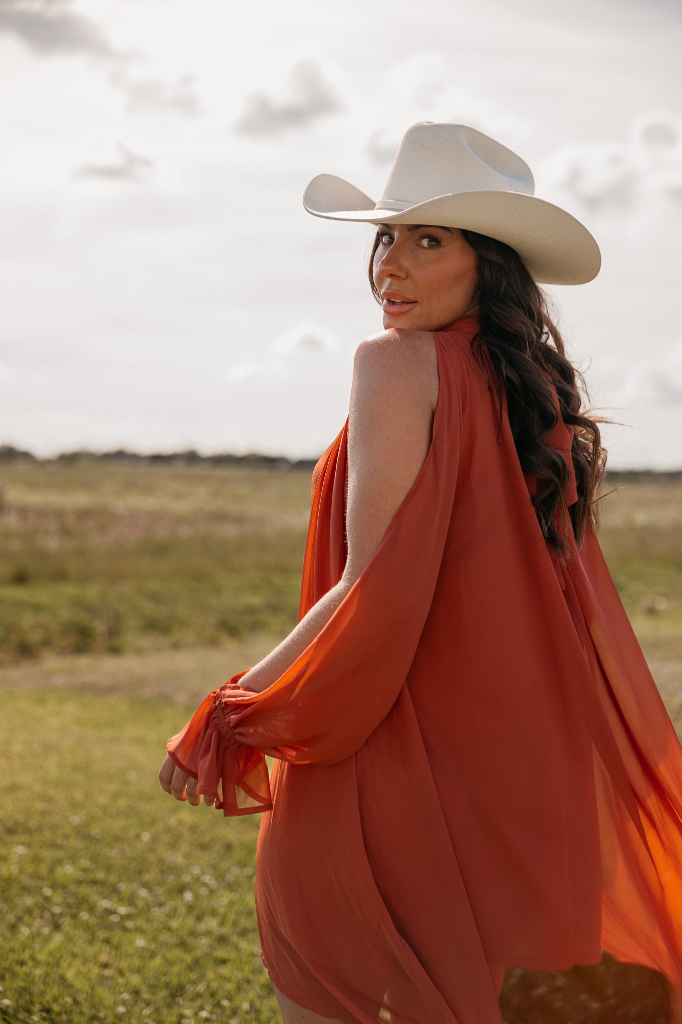 Rust High Low Halter Dress **PRE ORDER JUNE 6th** S Rust High Low Halter Dress **PRE ORDER JUNE 6th** S