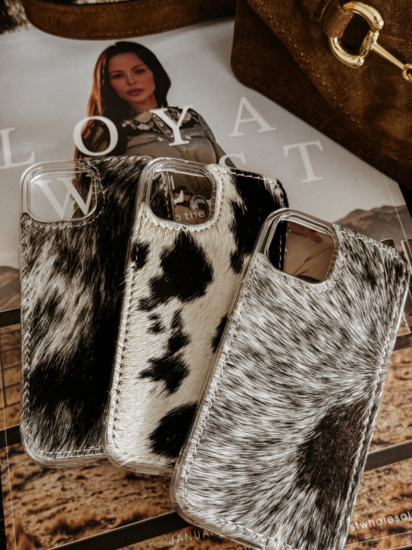 Cowhide iPhone Case (iPhone 15 Plus)
