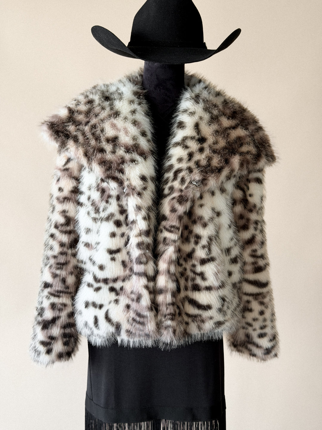 Snow Leopard Outlaw Fur Coat