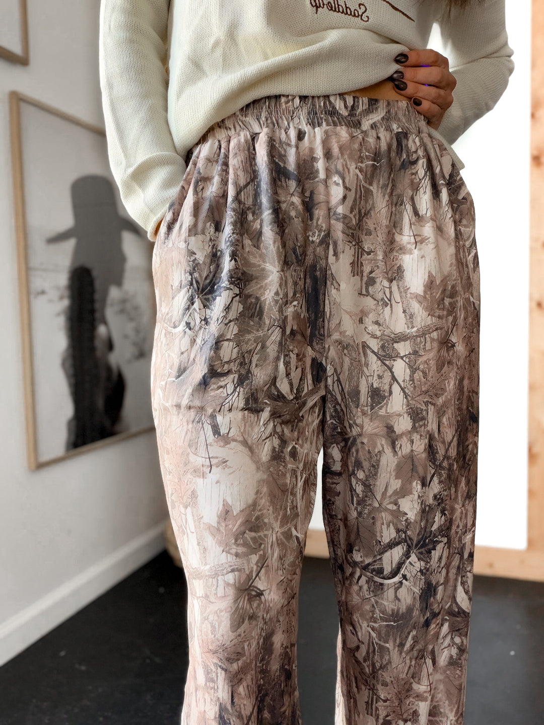 Dark Camo Stretch Lounge Pants