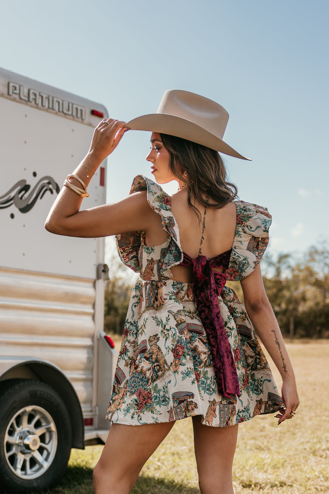 The Velvet Ribbon Mini Dress