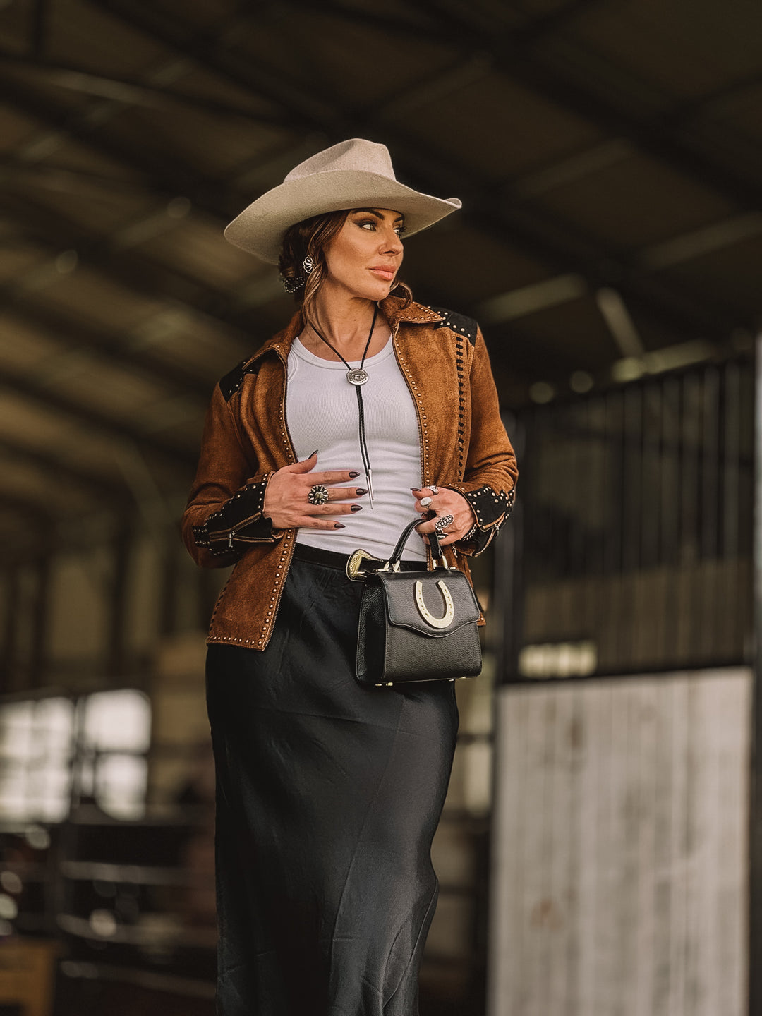 A jaqueta cravejada Scully