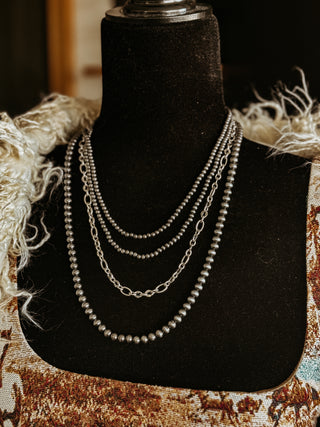 The Layered Pearl & Chain Necklace