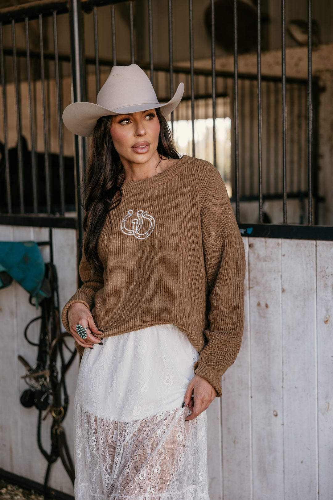 Double Horse Shoe Sweater