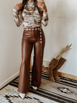 Wild West Wide Leg Pants