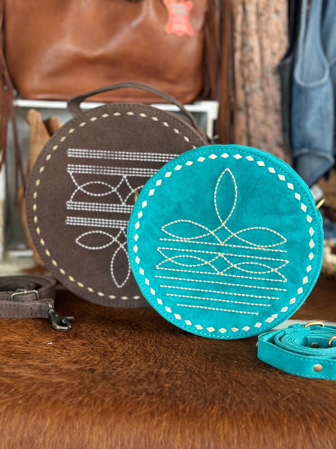 The Boot Stitch Canteen Bag (Turquoise)