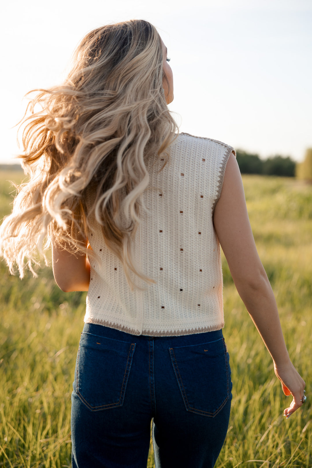 Horse Patch Sweater Vest