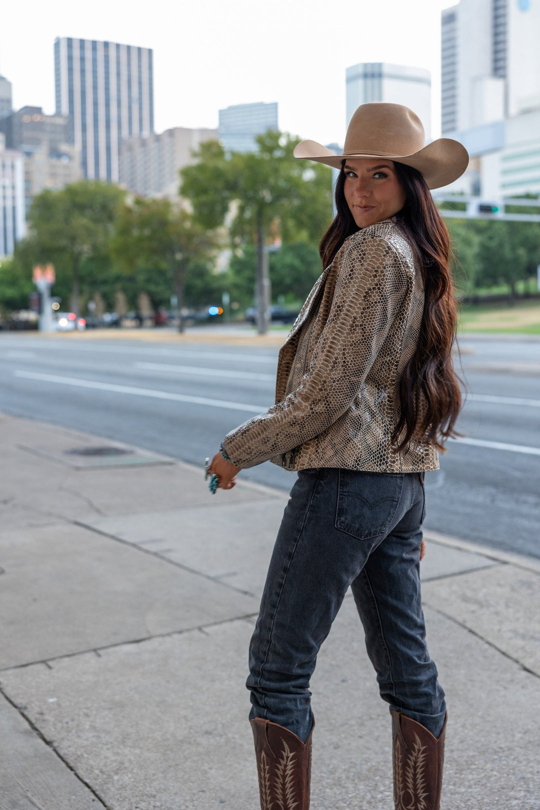 Dakota West Leathers Medusa Lambskin Jacket