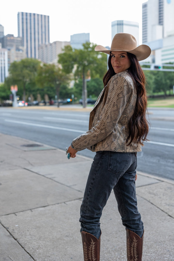 Dakota West Leathers Medusa Lambskin Jacket