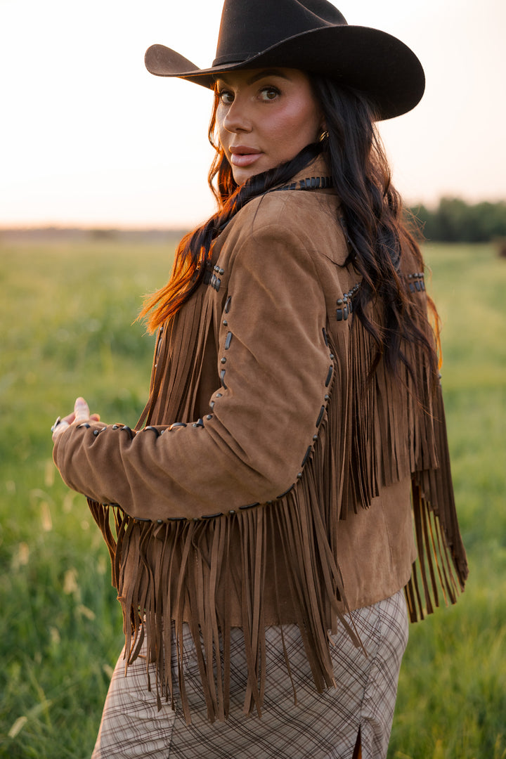 Chaqueta Camel Horse Shoe