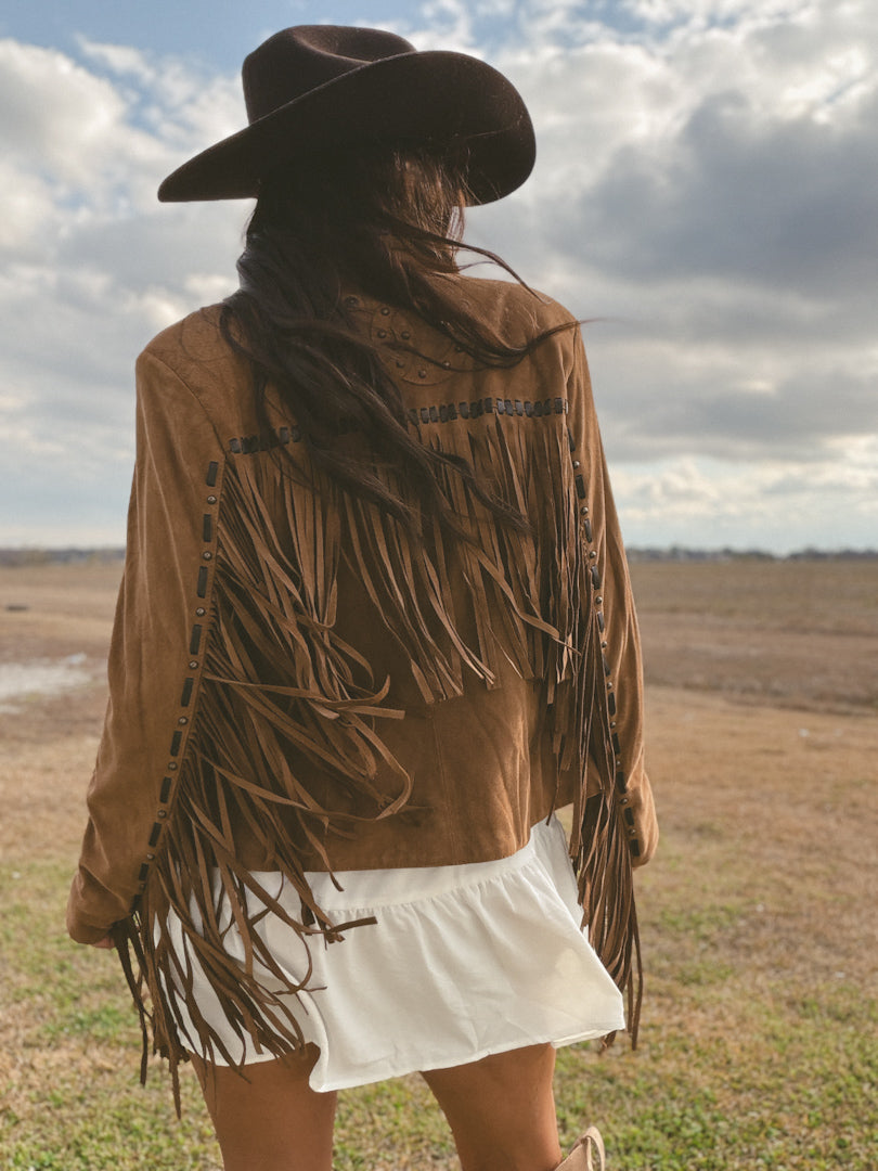 Camel Horse Shoe Jacket