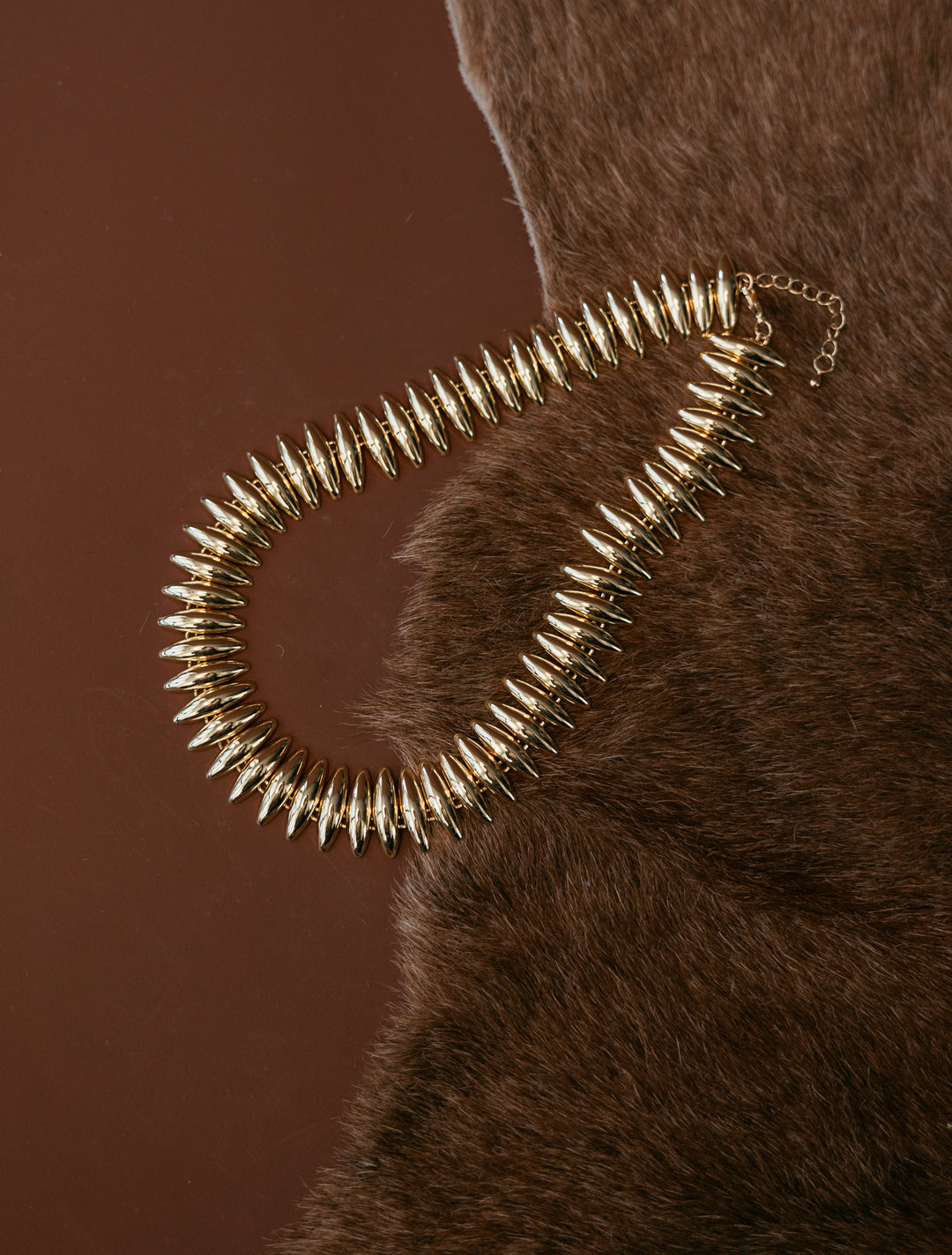 Caroline Statement Necklace - Gold