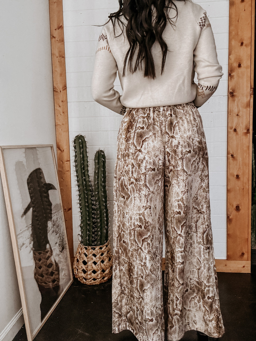 Python Print Wide Leg Pants