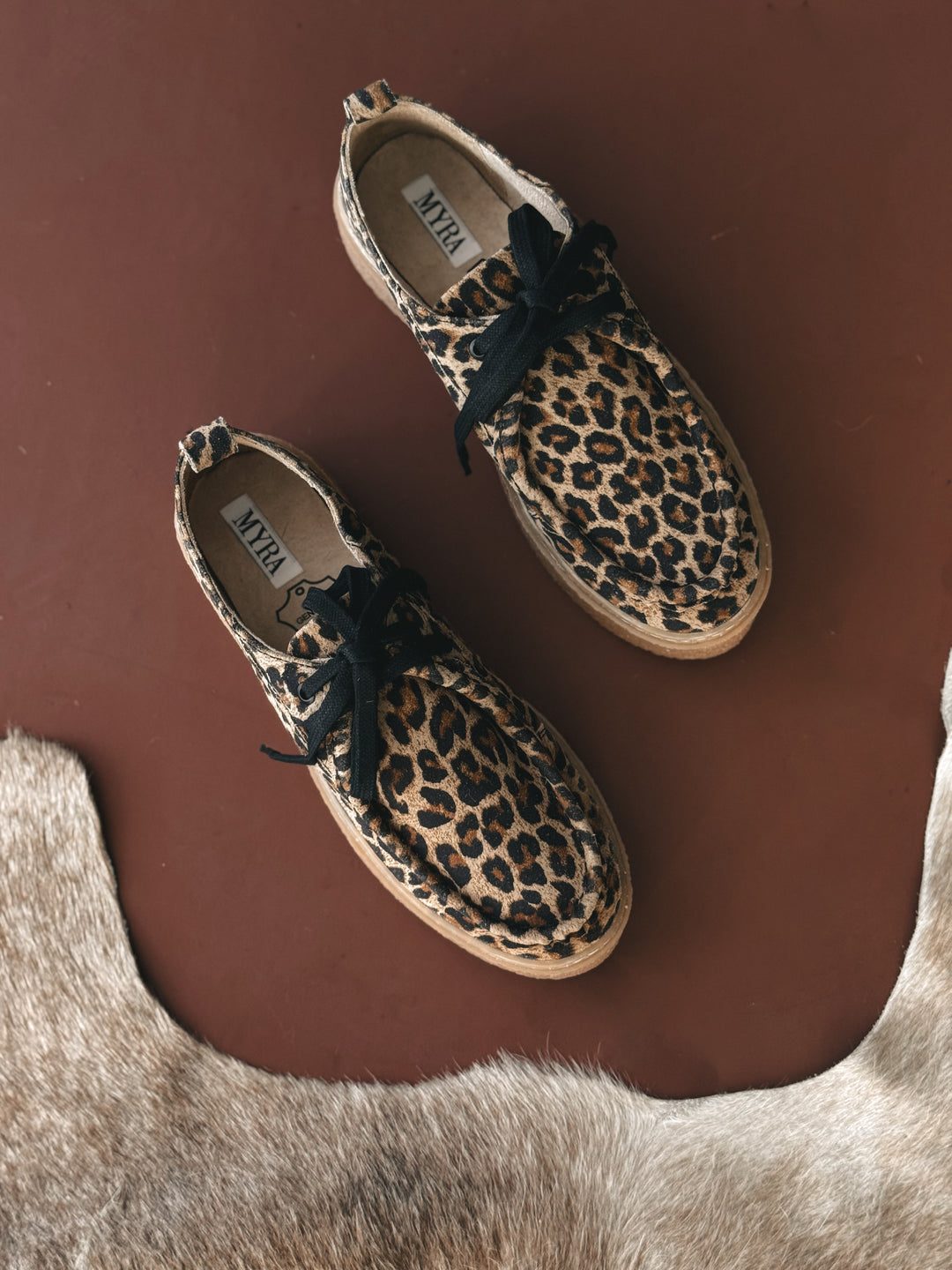 Leopard Platform Tennis Shoes