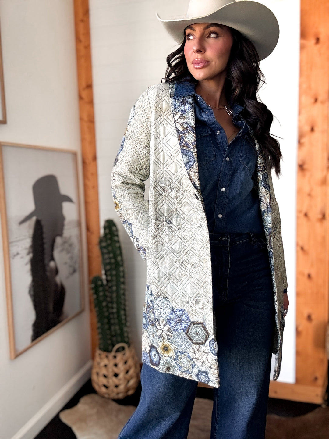 Lovlei Ranch Born To Run Quilted Coat