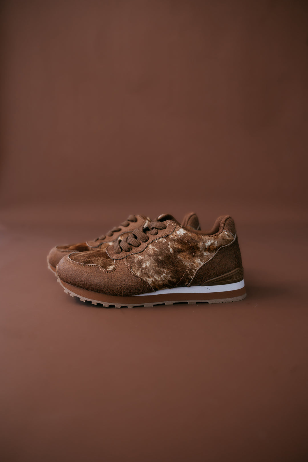 Roper Hair On Hide Jogger Shoe - Brown