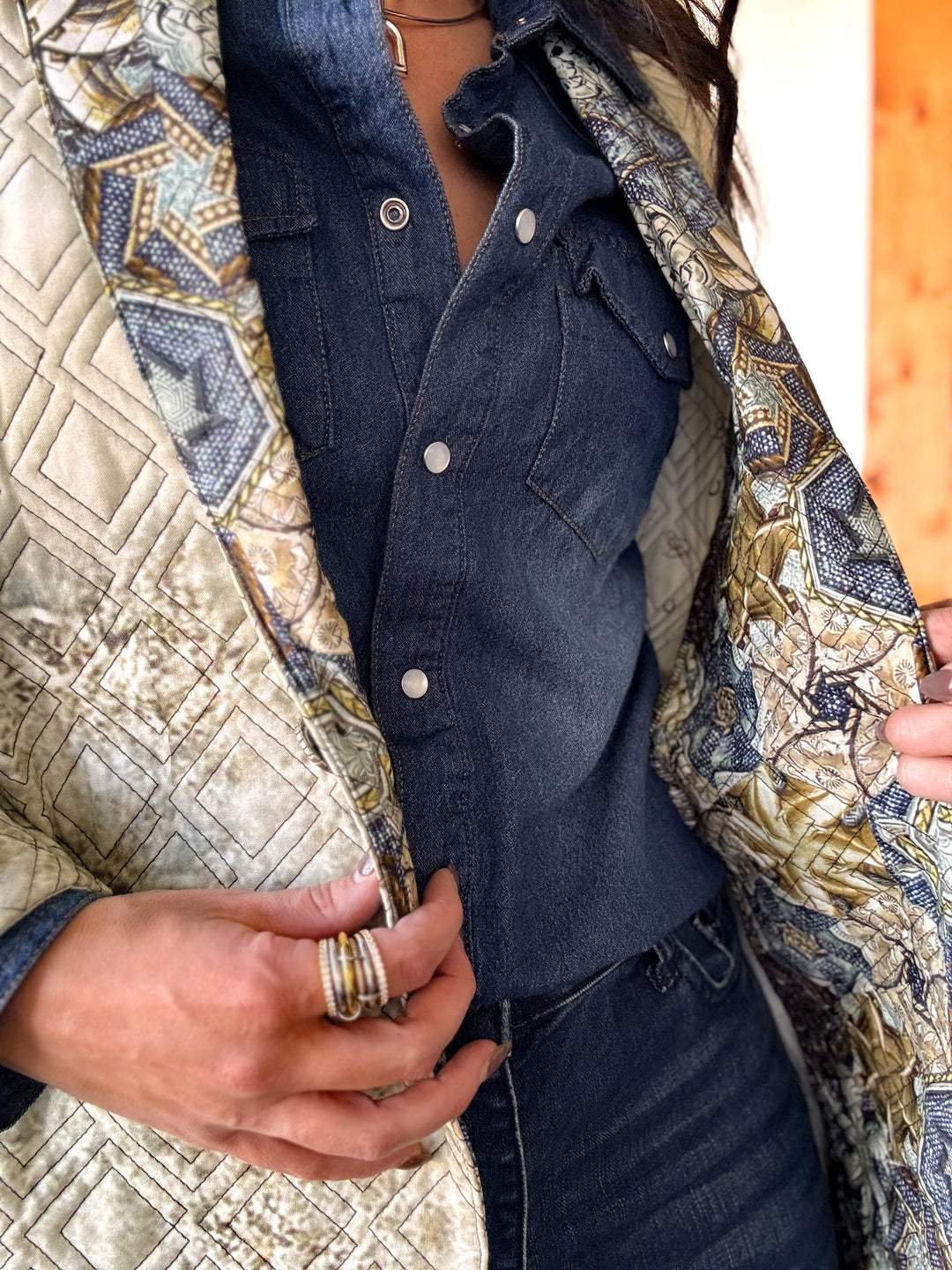 Lovlei Ranch Born To Run Quilted Coat