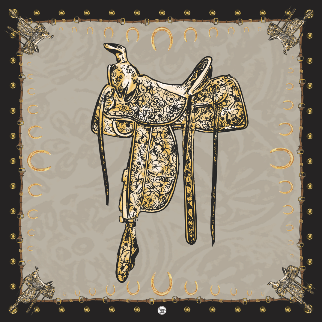 Saddle Up Scarf (Taupe)