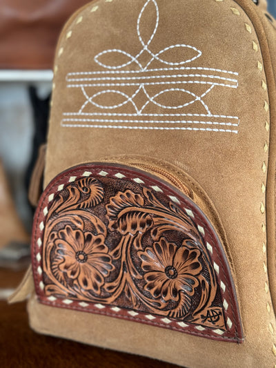 The Tooled Boot Stitch Backpack