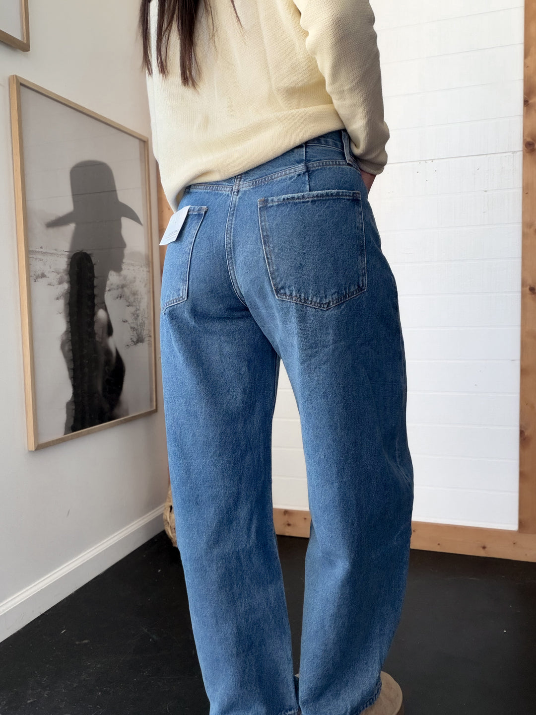 Katia Tailored Barrel Leg Denim Jeans