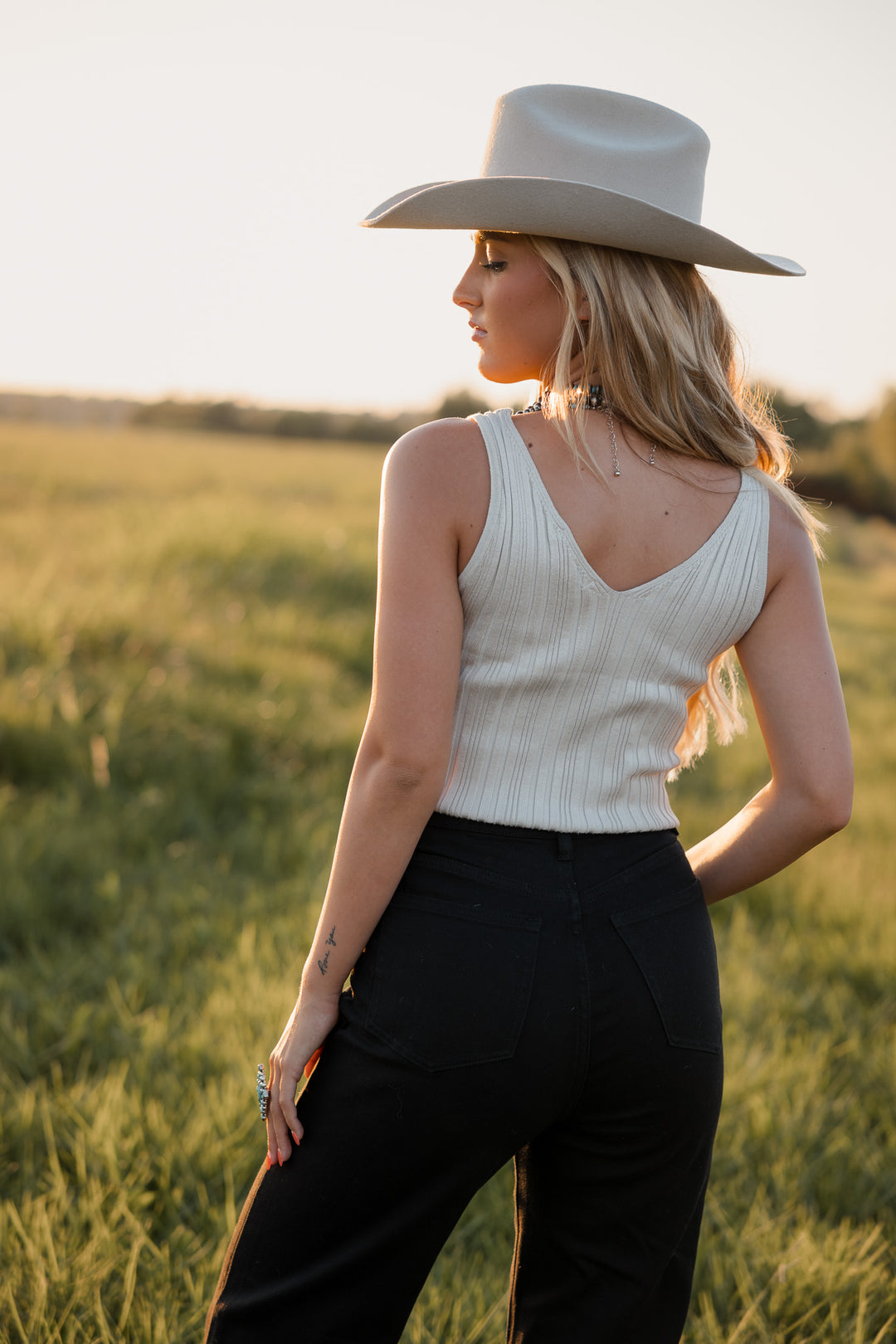 Sand Everyday Ribbed Tank