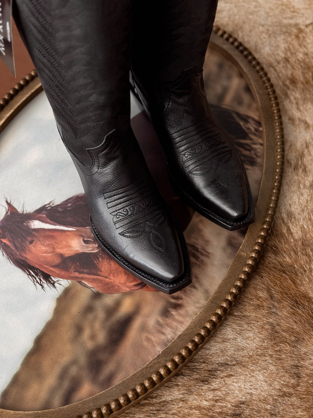 Rockem Sierra Midi Wide Calf Boots