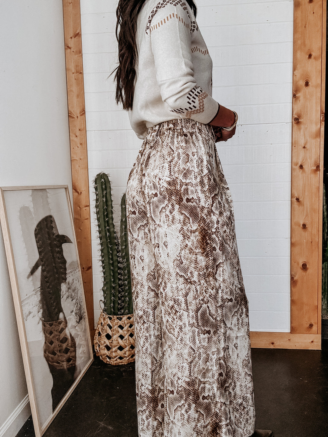 Python Print Wide Leg Pants