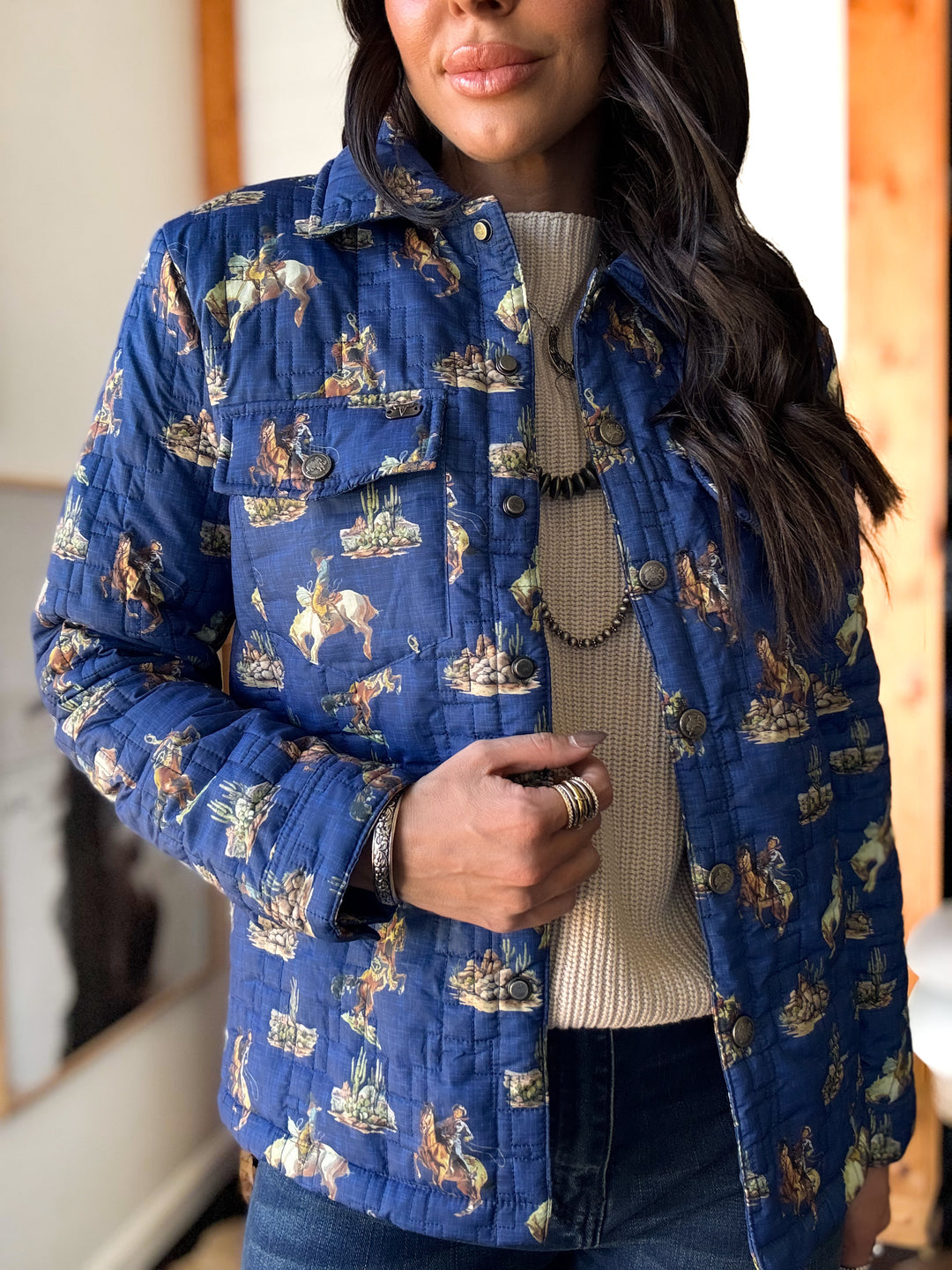 Western Rodeo Quilted Jacket