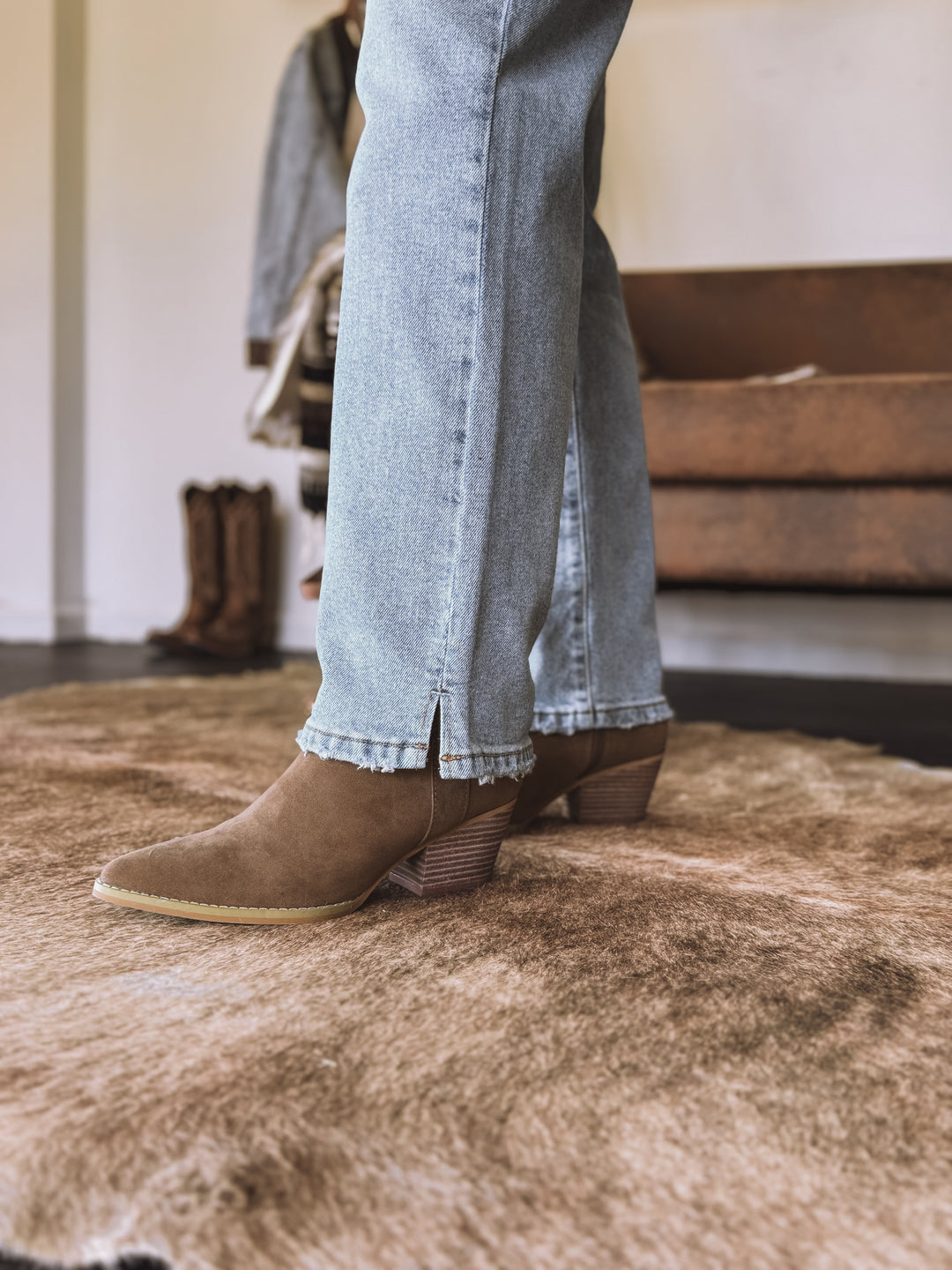 Super High-Rise Dad Jeans Light Wash Jeans