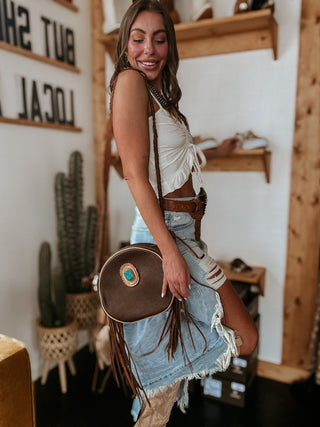 The Wild Circle Bag (Vanilla Center)