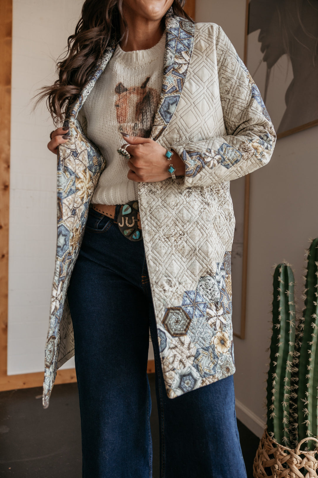 Lovlei Ranch Born To Run Quilted Coat