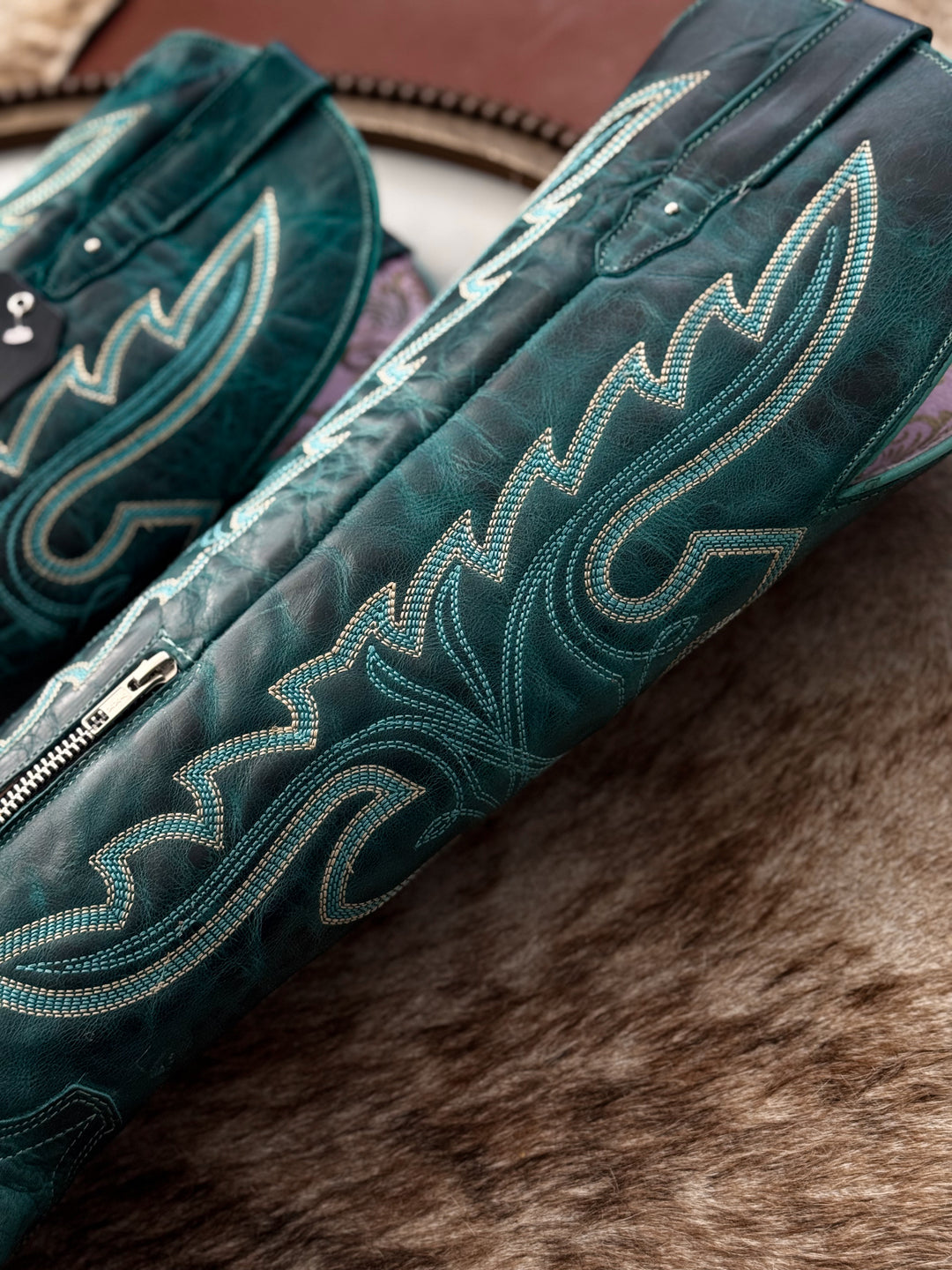 Rockem Allison Tall Turquoise Boots