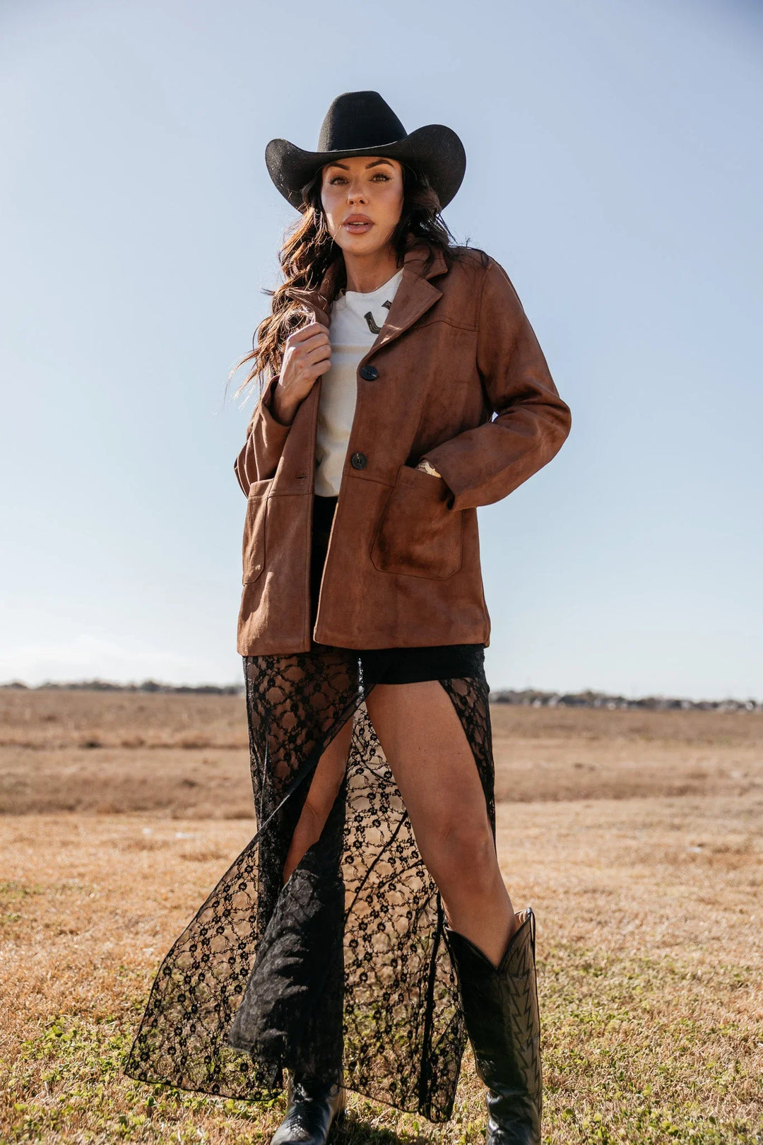 lace dress and cowboy boots Cowboy Boots & Lace Dress: Perfect Western Outfit Ideas