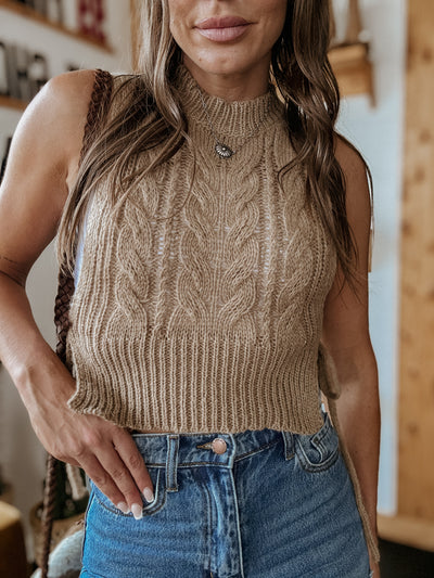 The Side Tie Sweater Top