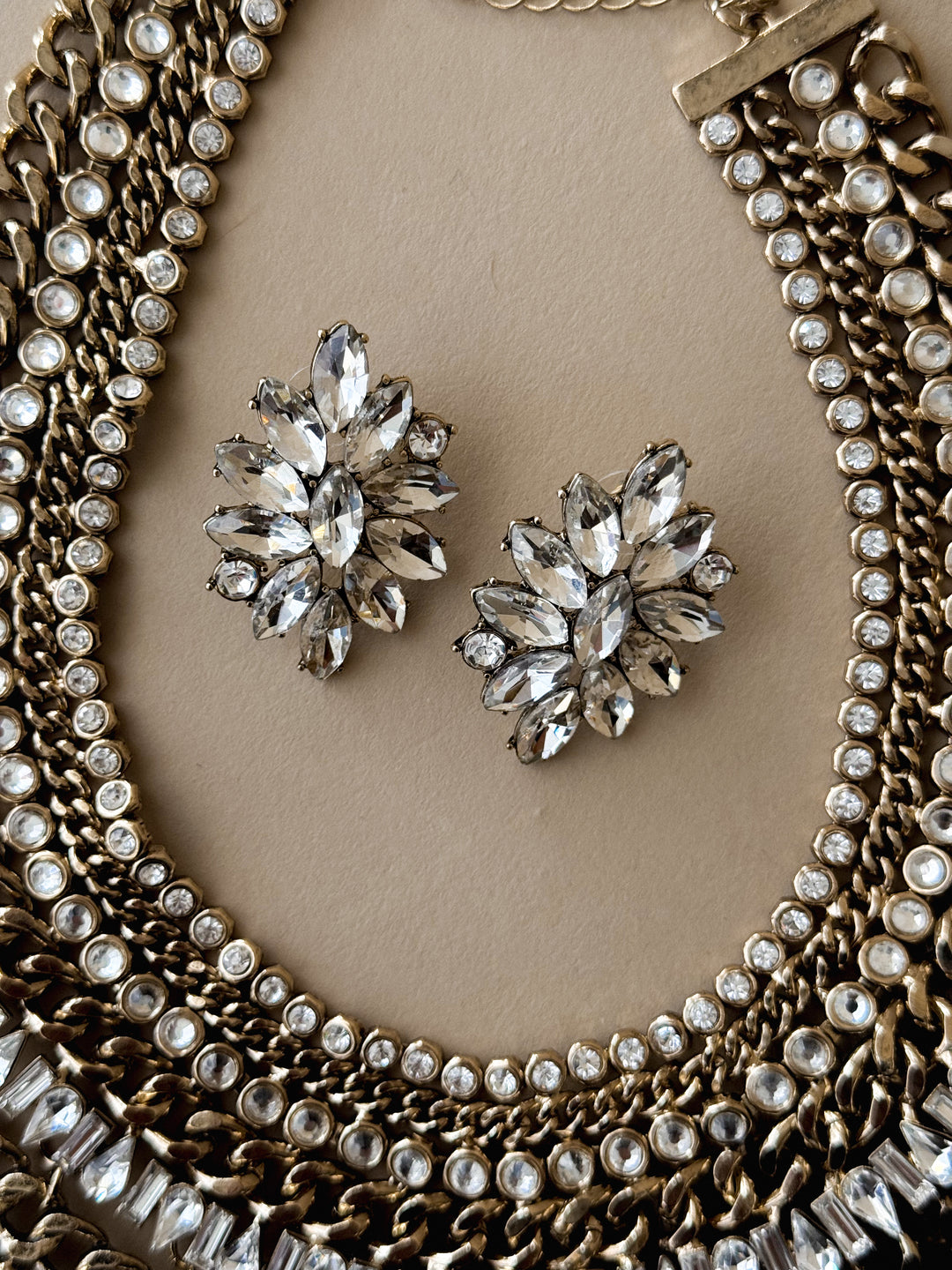 Antique Boho Statement Necklace Set