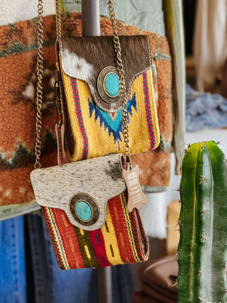 The Saddle Blanket Crossbody (Red/Orange)