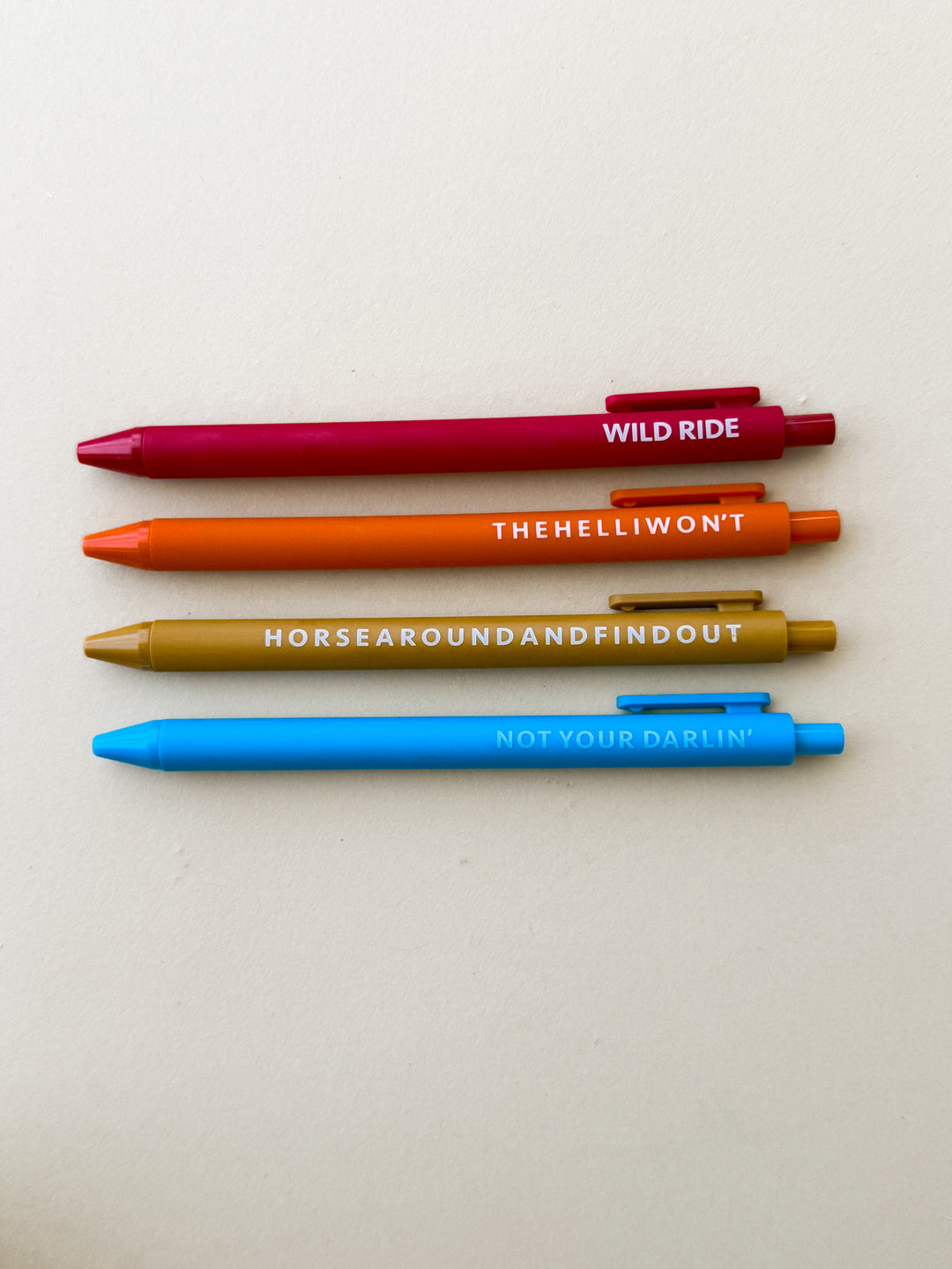 Wild Ride Pen Set – 4 Pack